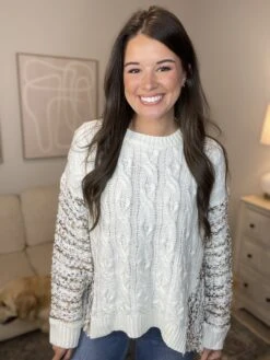 Cheap STACCATO || Vision || Sol Store 20 Multicolor Print Oversized Round Neck Knit Sweater | S/M- 2X/3X