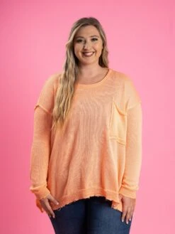 Long Sleeve Round Neck Raw Hem Sweater W/ Chest Pocket | S-L -Cheap STACCATO || Vision || Sol Store QTsyS3ePlRANcHhYZI74pZPVfuua0RDPyJUWWQII