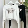 Sequin Game Day Patch Fringed Sweatshirt | S - L -Cheap STACCATO || Vision || Sol Store RJ70nmvP5mGNq5bTF2RcKMTEtI78J8nYMVs1bnwE
