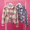 Oversized Button Down Plaid Sherpa Shacket | S-L 2 Oversized Button Down Plaid Sherpa Shacket | S-L -Cheap STACCATO || Vision || Sol Store 100ed487c29959b1723553f014b0d59a
